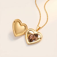 Thumbnail for Love Heart Photo Locket Necklace, view 4