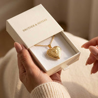 Thumbnail for Floral Heart Photo Locket Necklace, view 9
