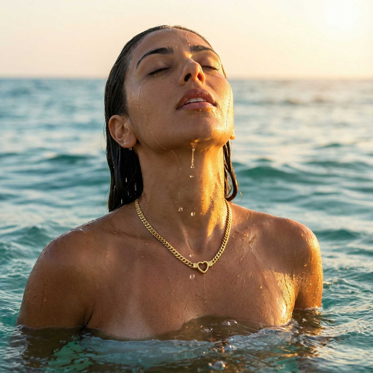 Vali Heart Choker Necklace