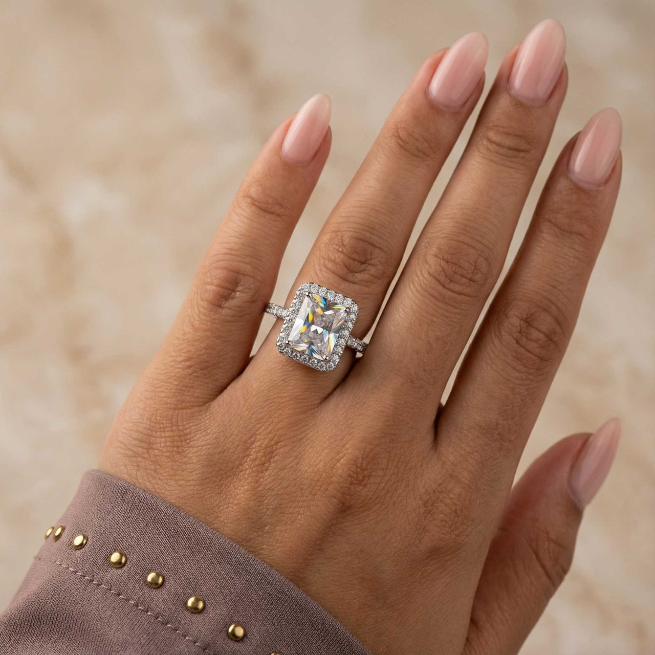 Silver Rectangle Ring