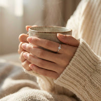 Thumbnail for Crystal Flower Ring