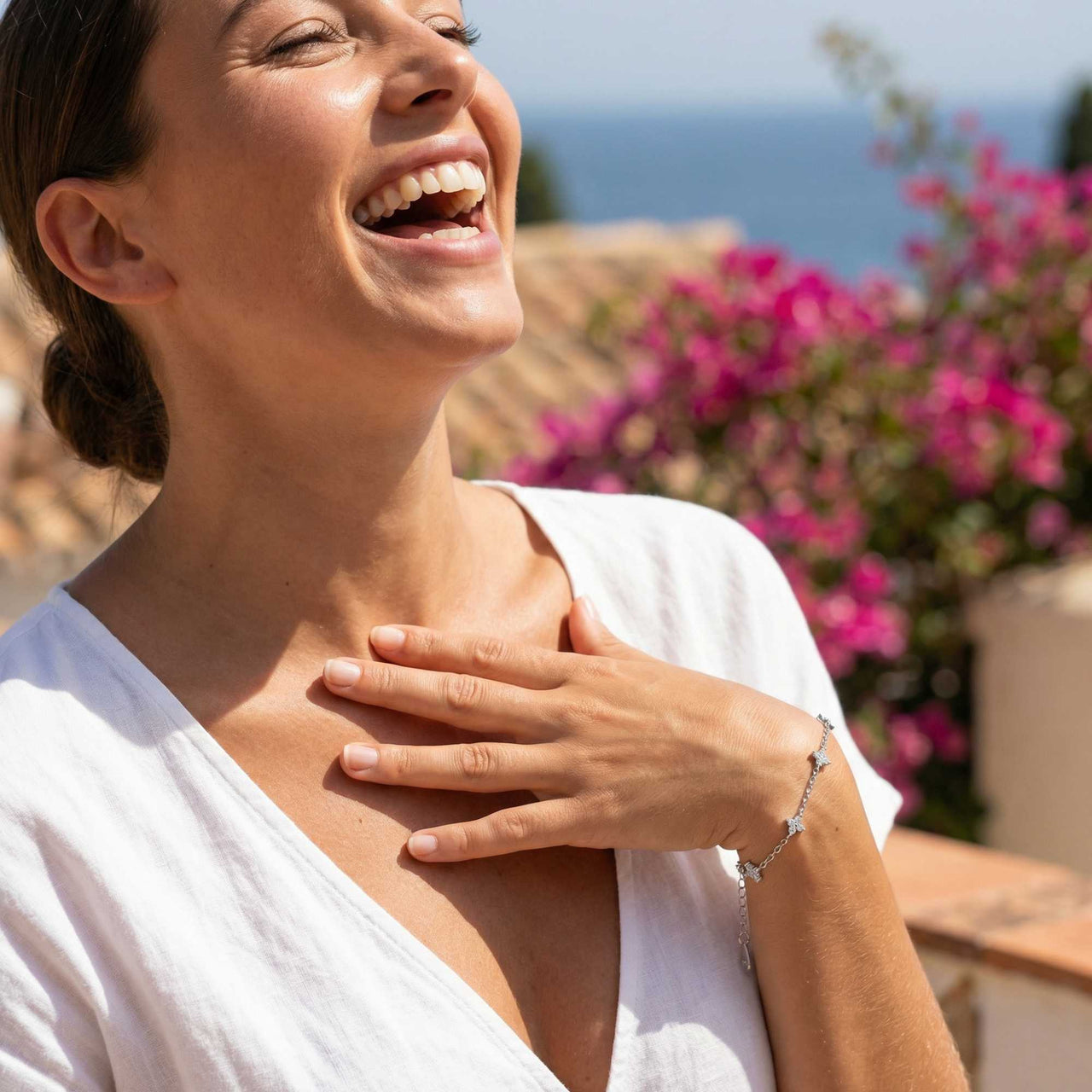 Crystal Flower Bracelet