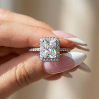 Thumbnail for Silver Rectangle Ring