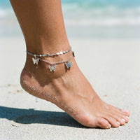 Thumbnail for Butterfly Layered Anklet