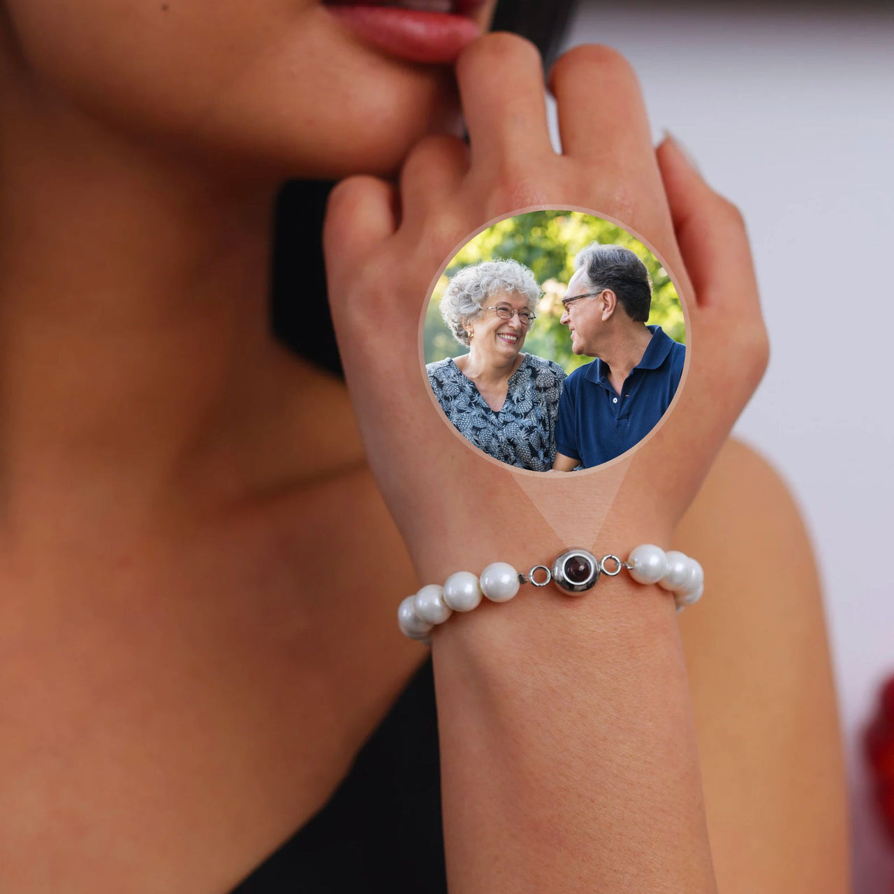 Beaded Photo Bracelet