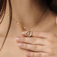 Thumbnail for Feminine Initial Necklace