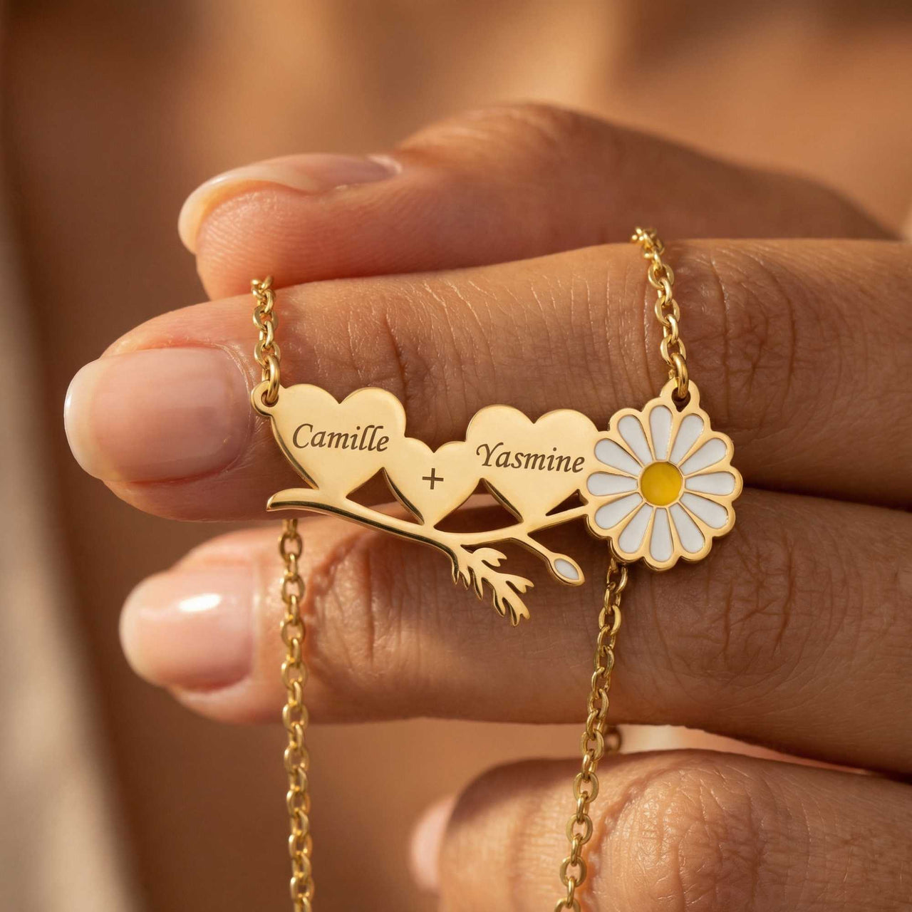 Daisy Name Necklace