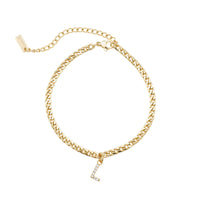 Thumbnail for Gold Initial Anklet