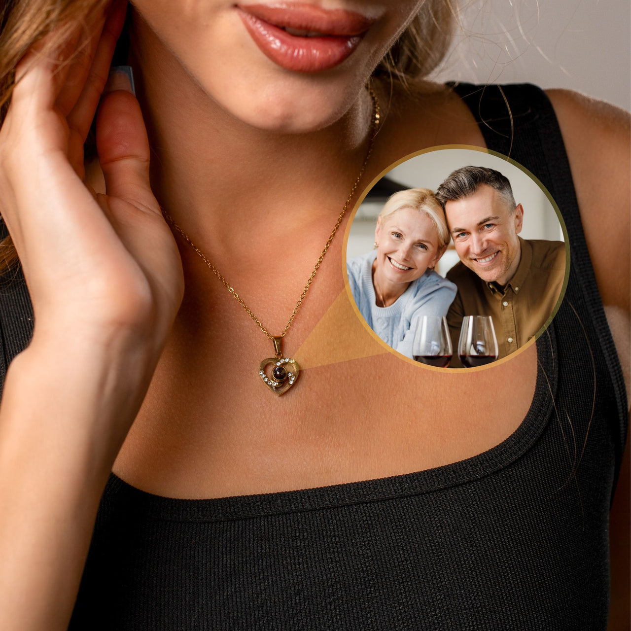 Love Photo Necklace