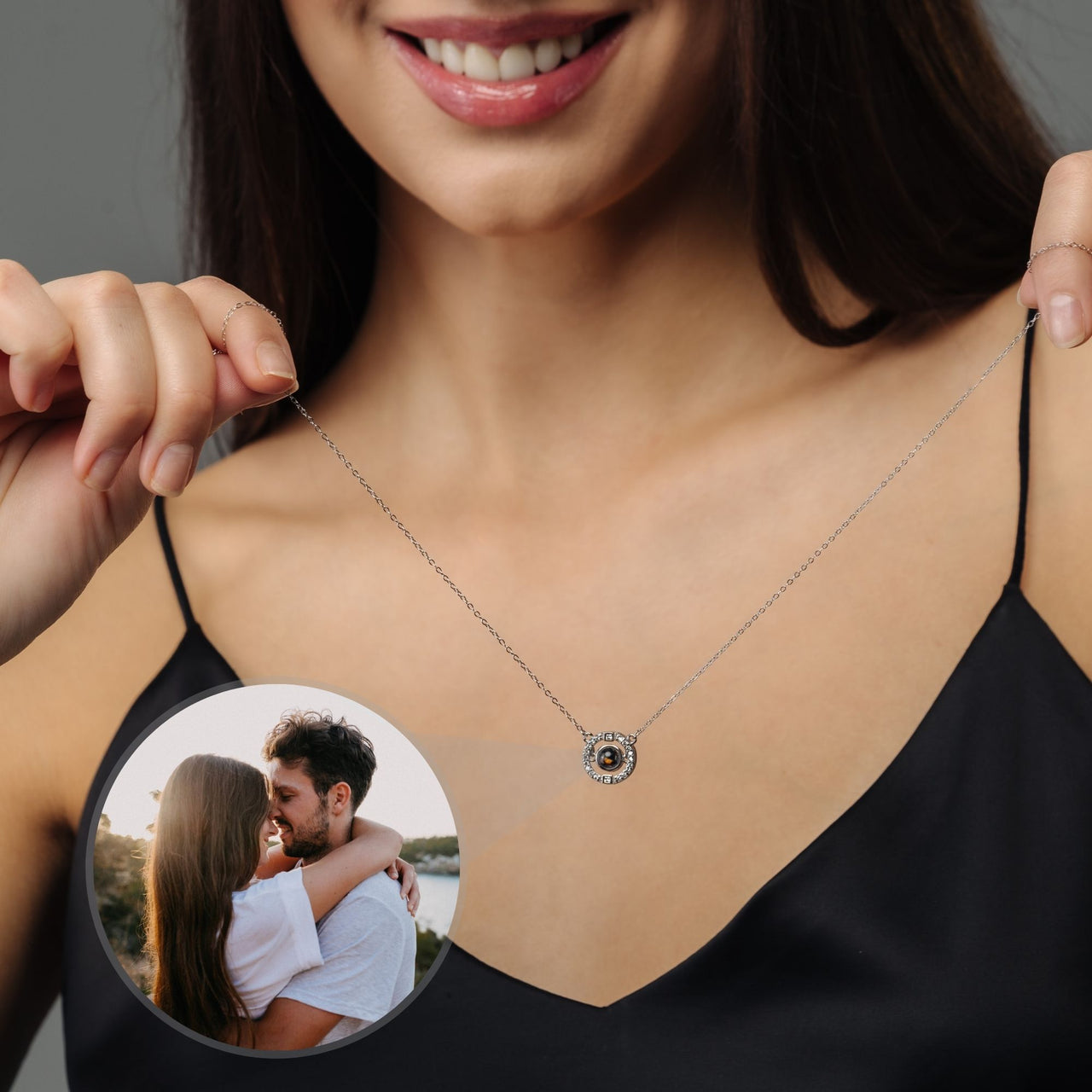 Circular Photo Necklace