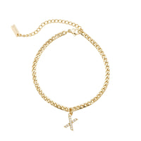 Thumbnail for Gold Initial Anklet