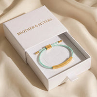 Thumbnail for La Menthe, gold bracelet — gift box | SKU: lamenthe-g