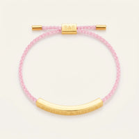 Thumbnail for Pink bracelet — product photo on a white background, gold | SKU: lecorail-g