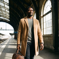 Thumbnail for White Gold Lion with Black & Grey Stones Set – man with a leather bag at a train station | Brother & Sisters | SKU: 21369621-silver-XS-14-15, 21369621-silver-S-16-17, 21369621-silver-M-18-19, 21369621-silver-L-20-21, 21369621-silver-XL-22-23